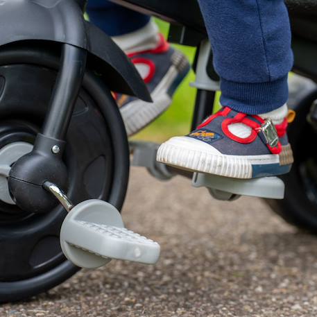 Tricycle enfant évolutif 4 en 1 deluxe métal Noir - gris 4 - vertbaudet enfant 