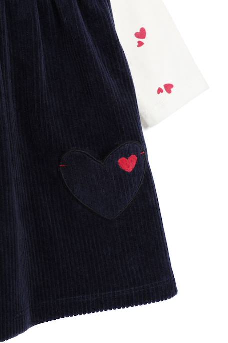 Ensemble robe + haut bébé fille Indigo 2 - vertbaudet enfant 