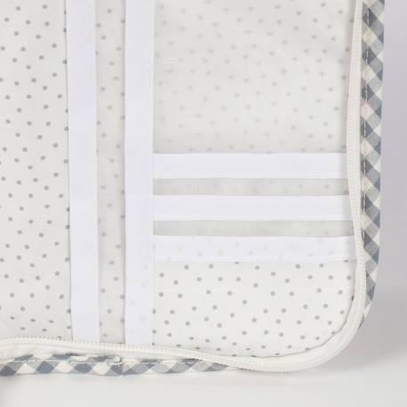 Protège carnet de santé praliné vichy Marron+Vert 10 - vertbaudet enfant 