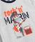 T-shirt manches longues 100% coton garçon Fond naturel raye indigo 3 - vertbaudet enfant 