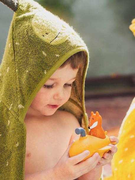 Jouet de bain sous-marin Mr. Fox orange 1 - vertbaudet enfant 