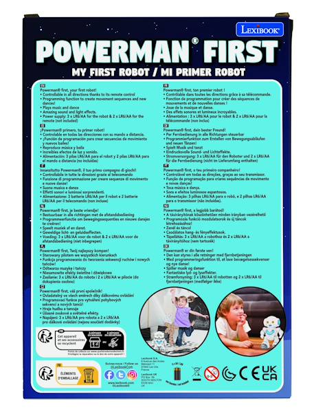 Powerman first robot programmable Blanc 5 - vertbaudet enfant 