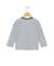 T-shirt manches longues 100% coton garçon Fond naturel raye indigo 2 - vertbaudet enfant 
