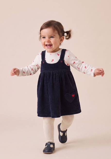 Ensemble robe + haut bébé fille Indigo 1 - vertbaudet enfant 