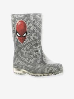 cadeaux-anniversaire-Chaussures-Chaussures garçon 23-38-Bottes de pluie-Bottes de pluie semelle lumineuse Spiderman®