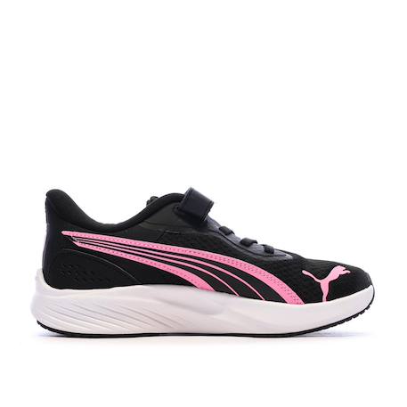 Chaussures de sport fille pounce lite ac+ ps Noir+Noir rose blanc 3 - vertbaudet enfant 