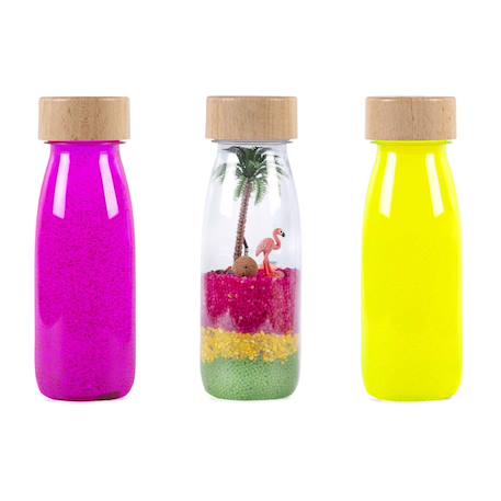Lot de 3 bouteilles sensorielles Bleu+Multicolore+Rose+Vert 7 - vertbaudet enfant 
