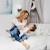 Trophée mural lapin prince en velours – décoration chambre bébé enfant Blanc 6 - vertbaudet enfant 