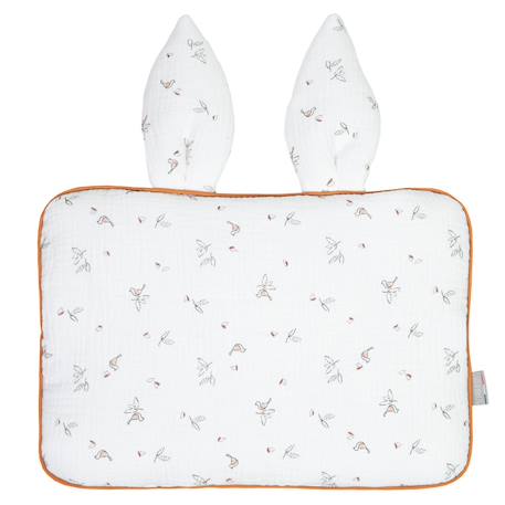 Oreiller extra plat lapin melody Blanc 1 - vertbaudet enfant 
