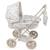 Jouet poussette landau pour poupée Beige+Bordeaux 2 - vertbaudet enfant 