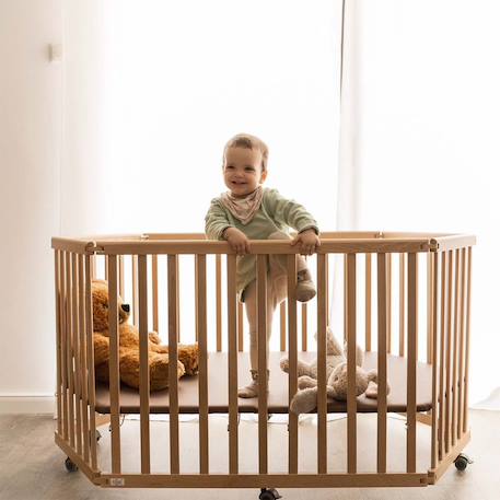 Parc bébé pliable Blanc 6 - vertbaudet enfant 