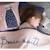 Couverture en coton bio gots Écru+Gris+Rose 17 - vertbaudet enfant 