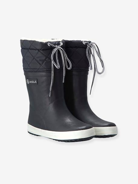 Bottes de pluie fourrées enfant Lolly Pop Giboulée marine blanc+noir blanc+rouge/blanc 1 - vertbaudet enfant 