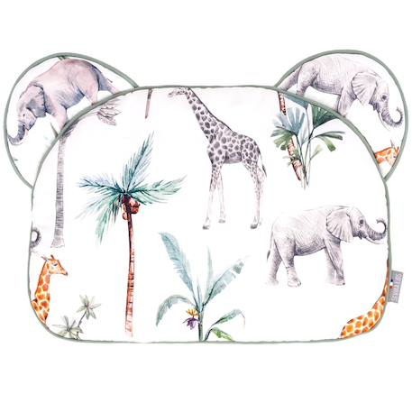Oreiller coussin plat réversible Vert 1 - vertbaudet enfant 