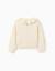 Pull en maille épaisse avec fleurs brodées Blanc 2 - vertbaudet enfant 