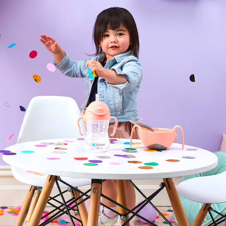 Tasse à paille lestée Bleu+Gris+Lilas+Saumon+Vert d'eau 18 - vertbaudet enfant 