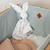 Doudou plat lapin  melody Blanc 2 - vertbaudet enfant 