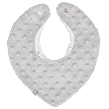 Bavoir bandana cache-cou réversible stella Blanc / bleu+Blanc / ecru+Blanc / gris+Blanc / rose+Gris+Gris/bleu+Gris/rose 14 - vertbaudet enfant 