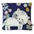 Taie de coussin en coton biologique Bleu+Écru+Gris+Noir+Rose 1 - vertbaudet enfant 