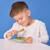 Set de 3 couverts ergonomiques en inox pour enfant Bleu+Rose+Vert 18 - vertbaudet enfant 