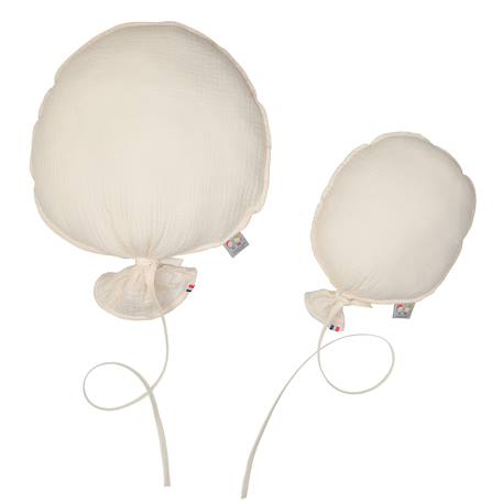 Ballon mural décoratif en gaze de coton Beige+Blanc+Blanc à pois or+Bleu+Camel+Écru+Gris+Rose+Terracotta+Vert de gris 2 - vertbaudet enfant 