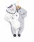 Ensemble bébé 3 pièces 100% coton bébé fille Fond blanc opt raye marine 4 - vertbaudet enfant 
