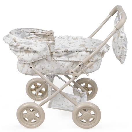 Jouet poussette landau pour poupée Beige+Bordeaux 6 - vertbaudet enfant 