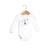 Ensemble bébé 3 pièces 100% coton bébé fille Fond blanc opt raye marine 5 - vertbaudet enfant 