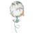 Ballon mural décoratif en coton imprimé 38cm Beige sidonia+Blanc+Bleu+Écru+Vert de gris 17 - vertbaudet enfant 