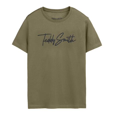 T-shirt garçon manches courtes evan Beige+Kaki+Marine+Rose+Vert+Violet 4 - vertbaudet enfant 