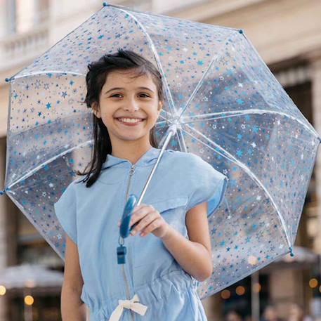 Parapluie cloche transparent Blanc+Bleu+Marron+Multicolore+Rose+Rouge 8 - vertbaudet enfant 