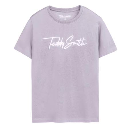 T-shirt garçon manches courtes evan Beige+Kaki+Marine+Rose+Vert+Violet 16 - vertbaudet enfant 