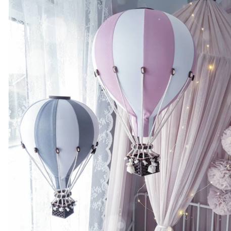 Montgolfière décorative - taille l Beige blanc+Beige et bleu+Eucalyptus+Gris clair 24 - vertbaudet enfant 