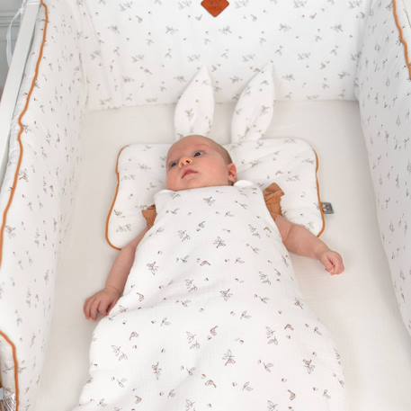 Oreiller extra plat lapin melody Blanc 2 - vertbaudet enfant 