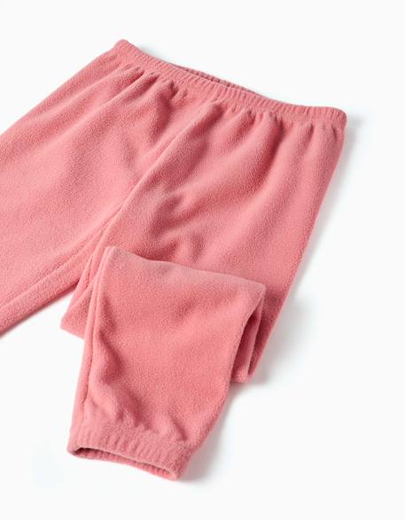 Pyjama en polaire avec licorne brodée Blanc 4 - vertbaudet enfant 