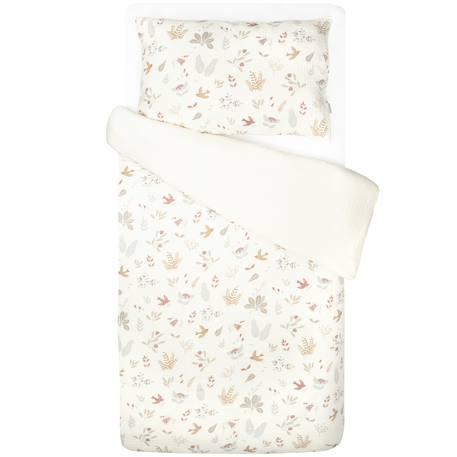 Parure de lit réversible en gaze de coton aube Écru 3 - vertbaudet enfant 