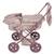 Jouet poussette landau pour poupée Beige+Bordeaux 12 - vertbaudet enfant 