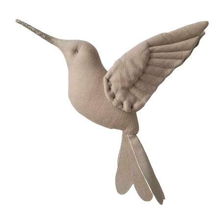 Trophée mural décoration chambre d'enfant, colibri Beige 1 - vertbaudet enfant 