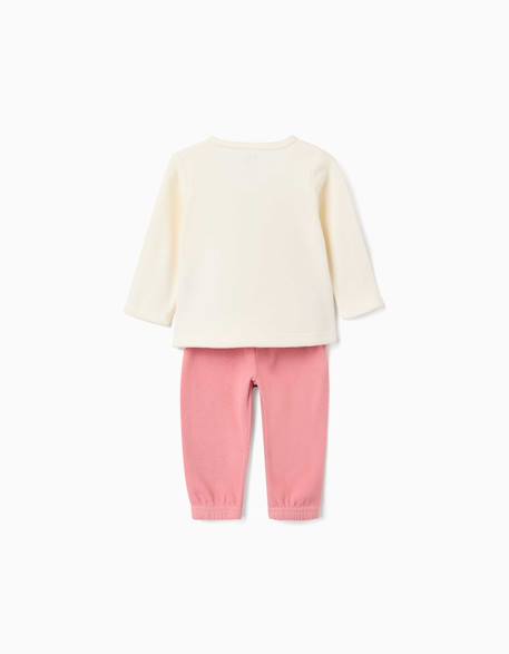 Pyjama en polaire avec licorne Blanc 2 - vertbaudet enfant 
