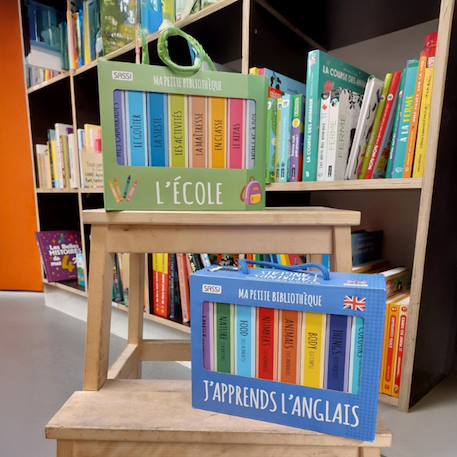 Ma petite bibliothèque mes petits amis Bleu+Multicolore 6 - vertbaudet enfant 