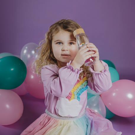 Bouteille sensorielle mouvement move Bleu+Rose+Violet 16 - vertbaudet enfant 