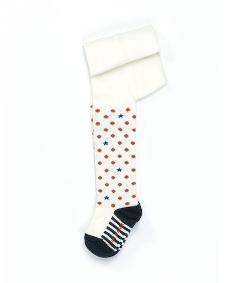 Collants bébé fille Imprime fond naturel 2 - vertbaudet enfant 