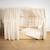 Ciel de lit cabane en gaze de coton duo 390 cm Beige+Blanc+Bleu+Camel+Écru+Gris+Pêche+Rose+Terracotta+Vert 6 - vertbaudet enfant 