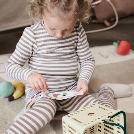 Jouet panier de marchande Jaune+Orange 2 - vertbaudet enfant 