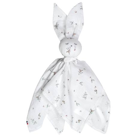Doudou plat lapin  melody Blanc 1 - vertbaudet enfant 