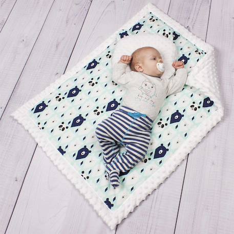 Coussin de maintien anti tête plate stella Blanc+Bleu+Gris+Rose 24 - vertbaudet enfant 