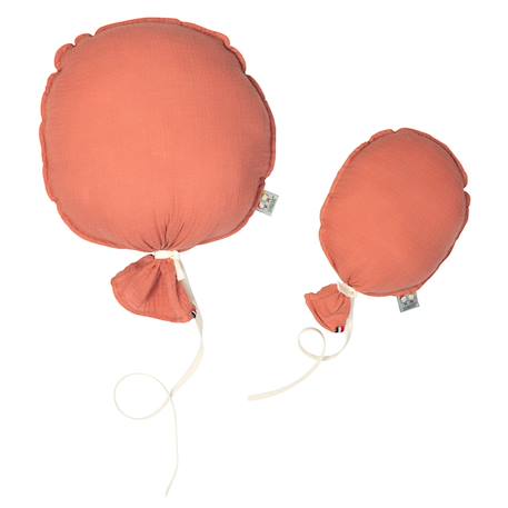 Ballon mural décoratif en gaze de coton Beige+Blanc+Blanc à pois or+Bleu+Camel+Écru+Gris+Rose+Terracotta+Vert de gris 43 - vertbaudet enfant 