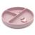 Assiette compartimentée en silicone avec ventouse animaux Beige+Menthe+Orange+Rose+Vert+Vert paon 20 - vertbaudet enfant 