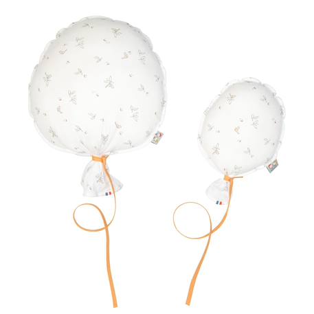 Ballon mural décoratif en coton imprimé 38cm Beige sidonia+Blanc+Bleu+Écru+Vert de gris 7 - vertbaudet enfant 