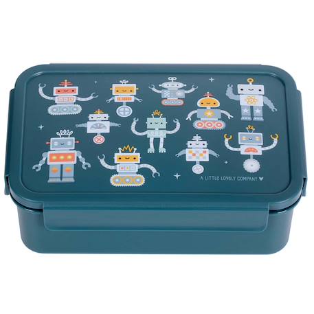 Lunch box enfant 3 compartiments bento Bleu marine+Rose 6 - vertbaudet enfant 
